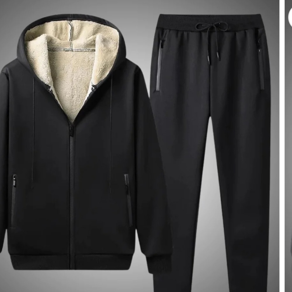 NWT Limitsix Prim Winter Casual Set black in size XL.